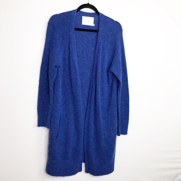 KAFFE Majkg Blue open front duster cardigan - Picture 9 of 9